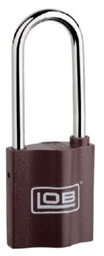 Kłódka LOB ARES 351 długi pałąk,  na jeden klucz